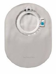 Picture of Coloplast 11914900 SenSura Mio System Filtered Ostomy Pouch - Midi 50 mm Stoma Closed End Flat - 2 Piece - Pack of 30