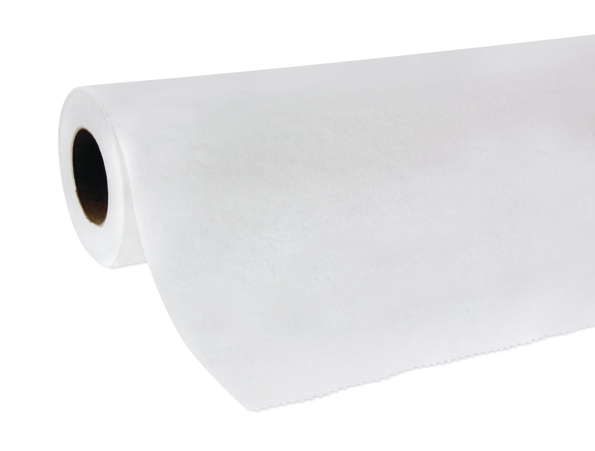 Picture of McKesson 31501200 21 in. Crepe Table Paper&#44; White - Pack of 12