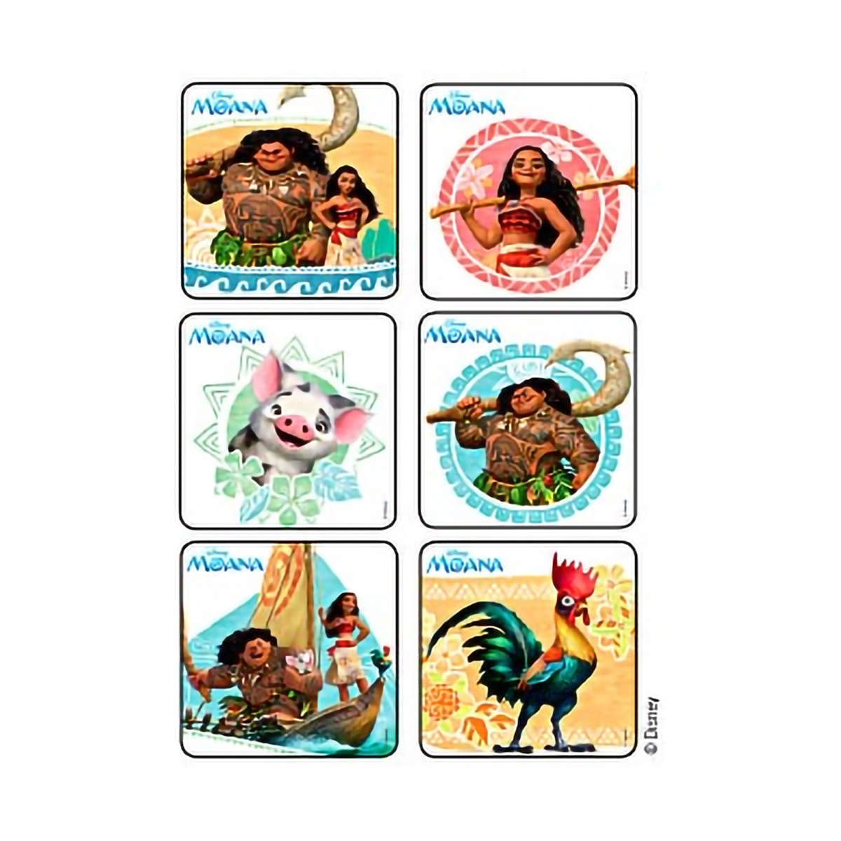 Picture of Medibadge 1052985-RL Disney Moana Sticker - Pack of 75