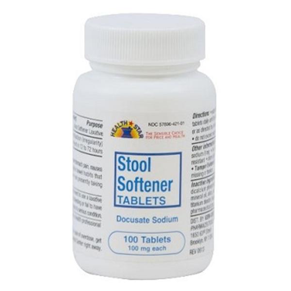 Picture of McKesson 366877-CS Docusate Sodium tool Softener Tablet&#44; 100 mg - Pack of 1200