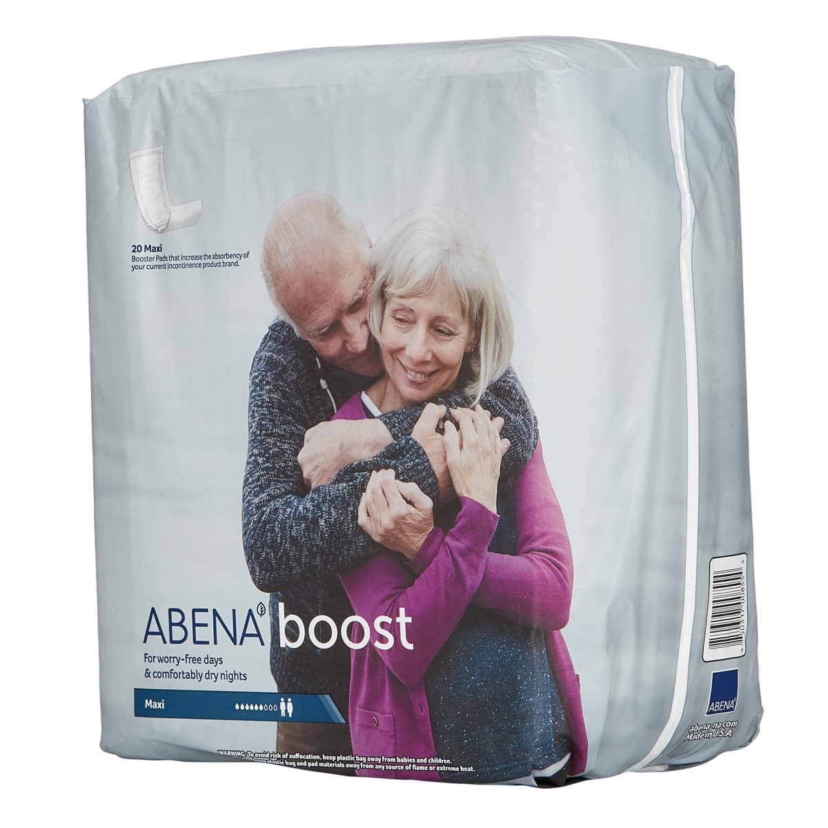 Picture of Abena North America 1043530-CS 6.25 x 24 in. Moderate Absorbency Fluff & Polymer Core One Size Adult Unisex Disposable Abena Maxi Booster Pad - Pack of 120