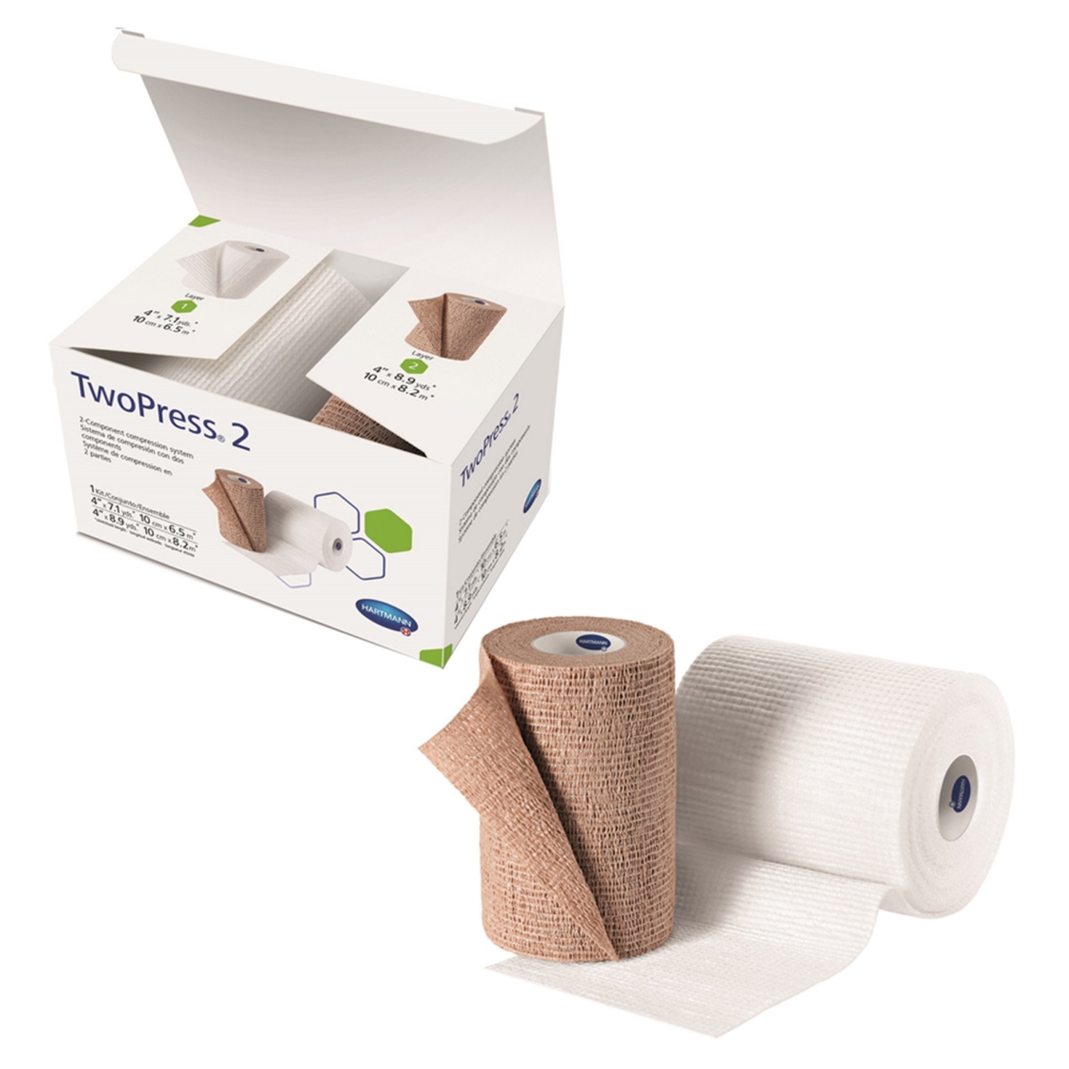 Picture of Hartmann 1086182-EA 2.4 in. x 7.1 yards Twopress Compression Bandage System
