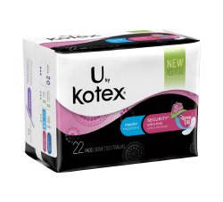 Picture of Kimberly Clark 1094708-BG Regular Absorbency Kotex Ultra-Thin Pad - Pack of 22