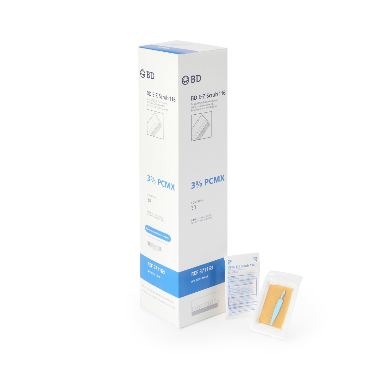 Picture of BD 362546-CS Chloroxylenol Impregnated Brush, Blue - Pack of 300