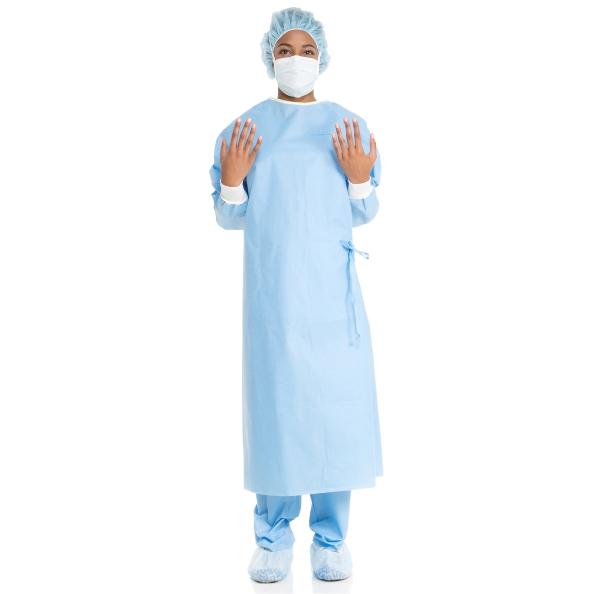 237371-EA Non-Reinforced Surgical Gown with Towel, Blue - Small - Pack of 34 -  O&M Halyard, 237371_EA