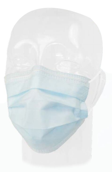 969903-CS Precept Level 1 Procedure Mask, Blue - Pack of 500 -  Aspen Surgical Products, 969903_CS