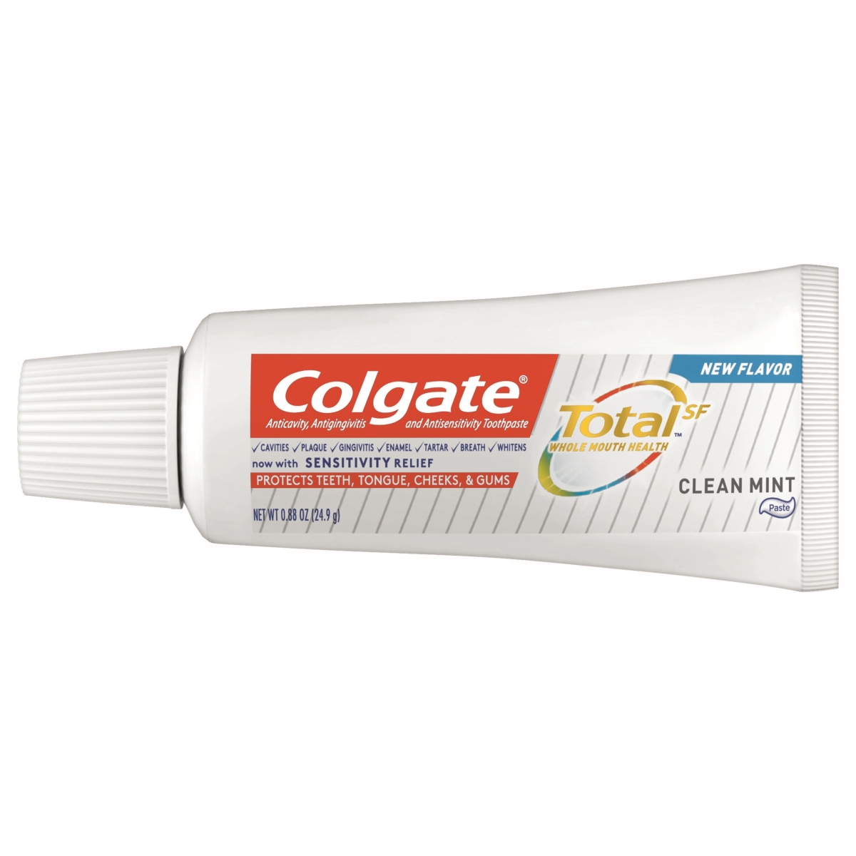 Picture of Colgate 1124313-PK 0.88 oz Colgate Total Clean Toothpaste Tube, Mint Flavor - 6 per Pack - 4 Pack per Case
