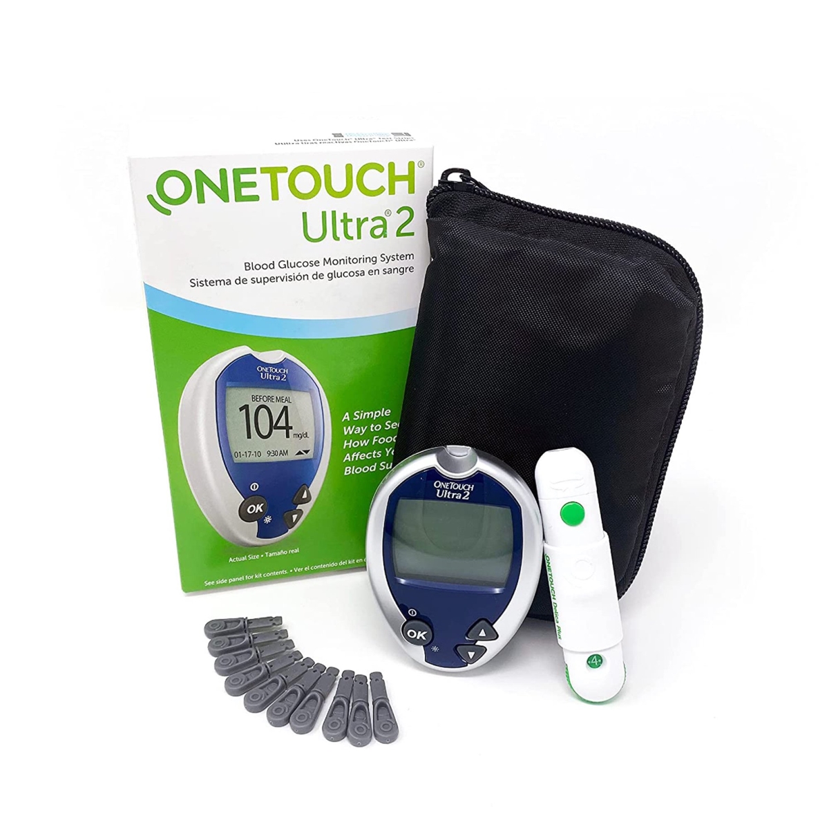 1210473-CS OneTouch Ultra 2 Blood Glucose Meter - Pack of 4 -  Lifescan, 1210473_CS