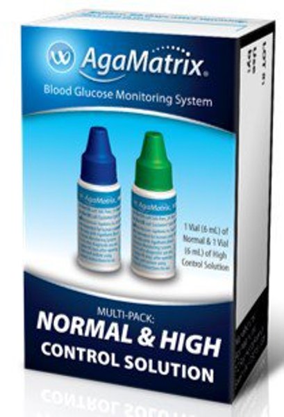 Picture of Agamatrix 788709-BX Blood Glucose Control Solution - Level 1 & 2 - 48 Box per Case
