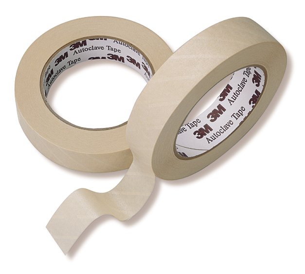 Picture of 3M 775746-CS Comply Steam Indicator Tape - 0.75 in. x 60 yards - 28 Rolls per Case
