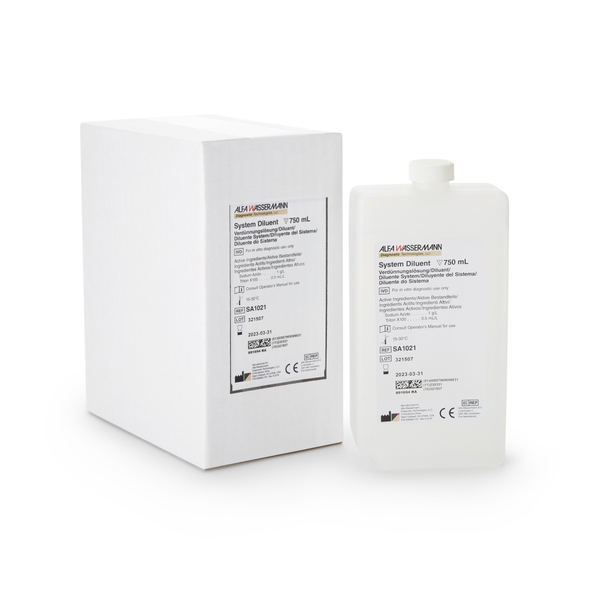 Picture of Ace 334349-KT 3 x 750 ml Diluent Reagent
