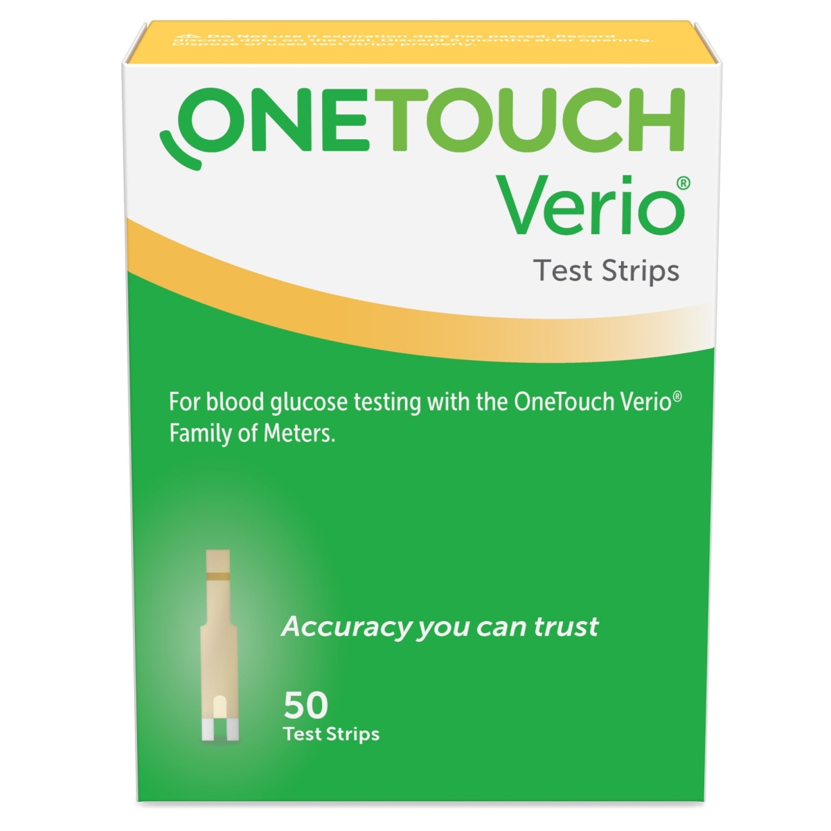 1076316-CS Verio Test Strips - Pack of 1200 -  OneTouch, 1076316_CS