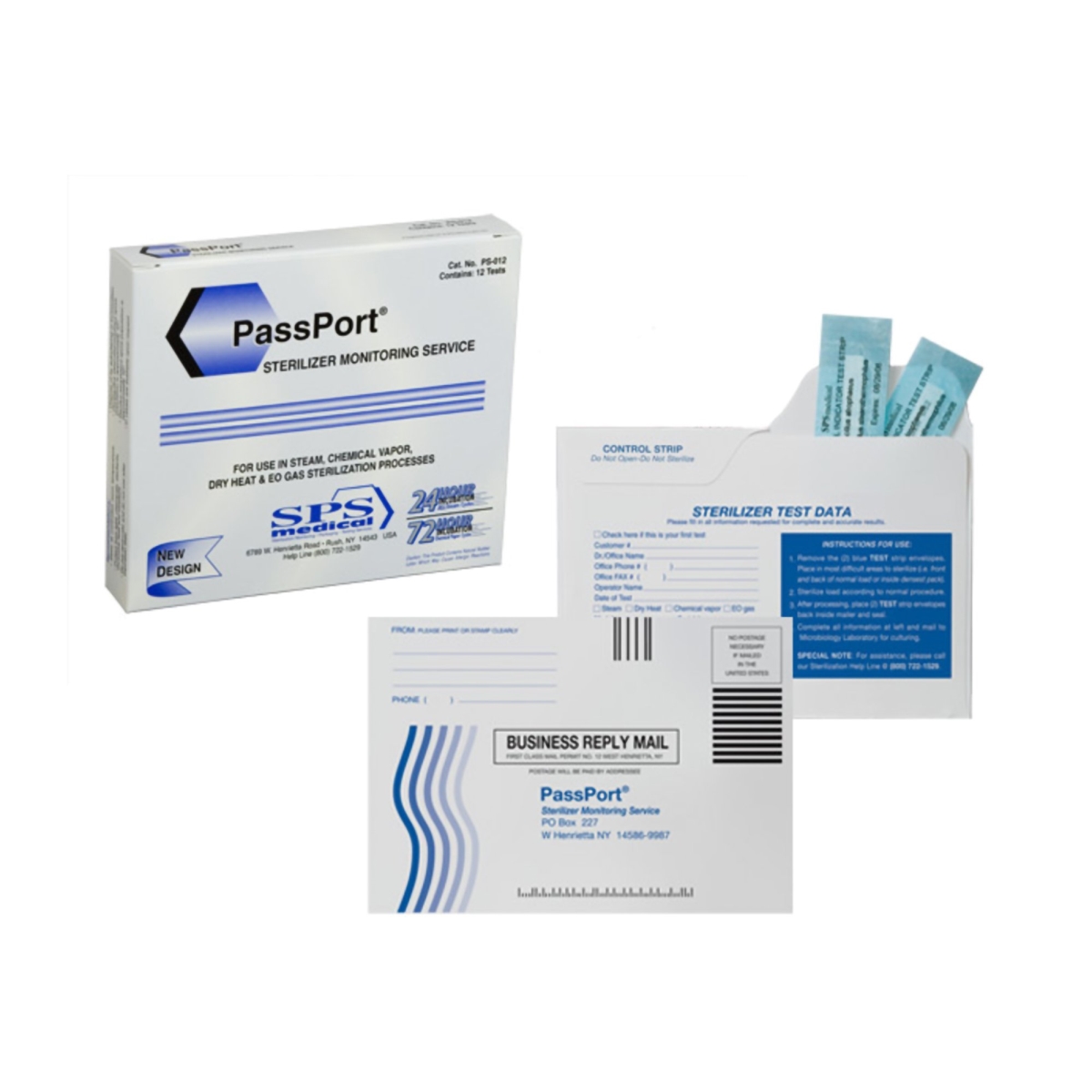 Picture of PassPort 632266-BX Sterilizer Monitoring Service - Pack of 12
