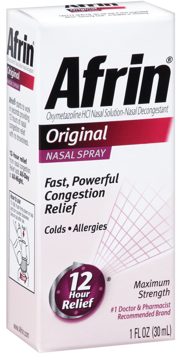 Picture of Afrin Original 1005559-EA 30 ml Pump Mist Bottle Oxymetazoline Sinus Relief