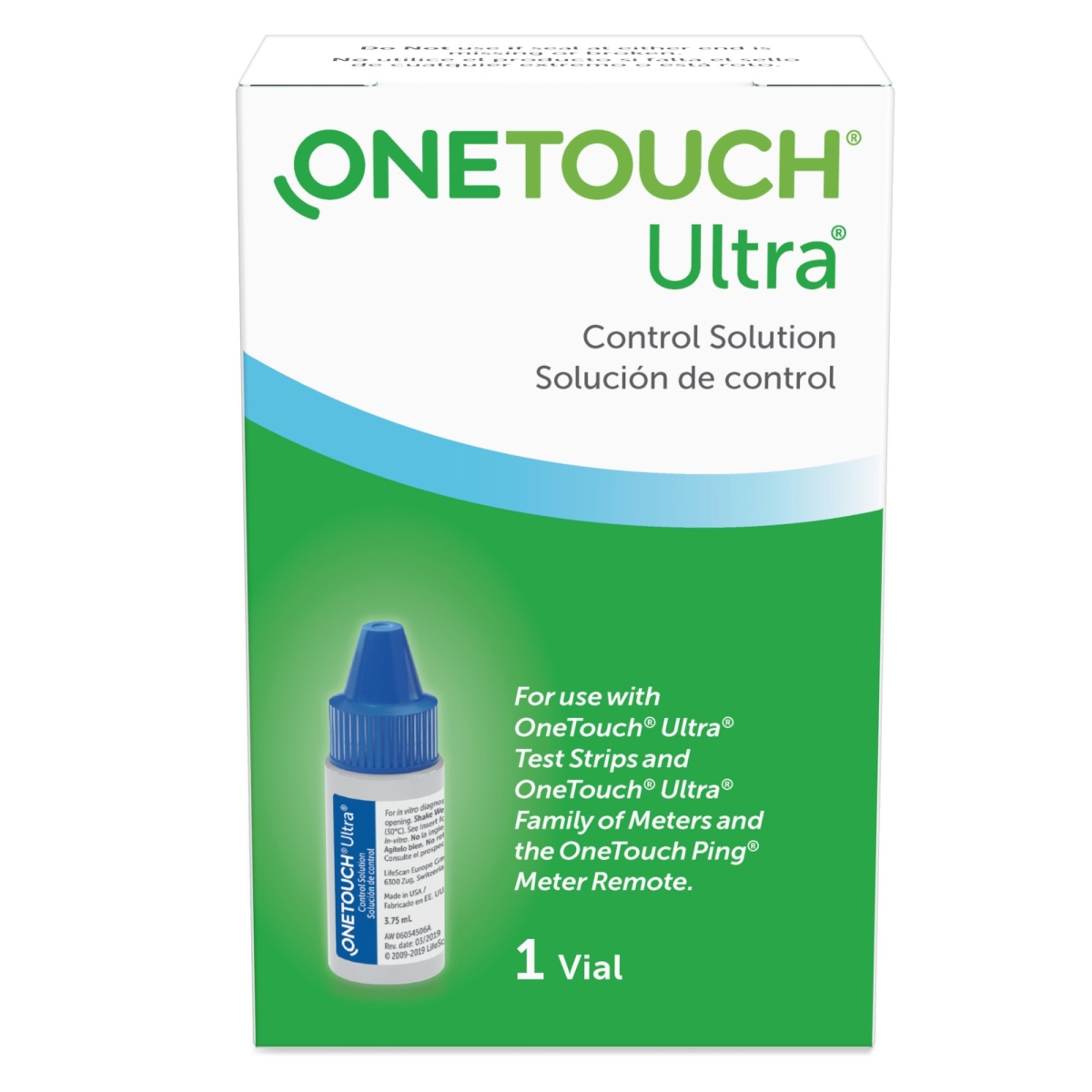 Picture of LifeScan 839929-EA Blood Glucose Control Solution - One Touch