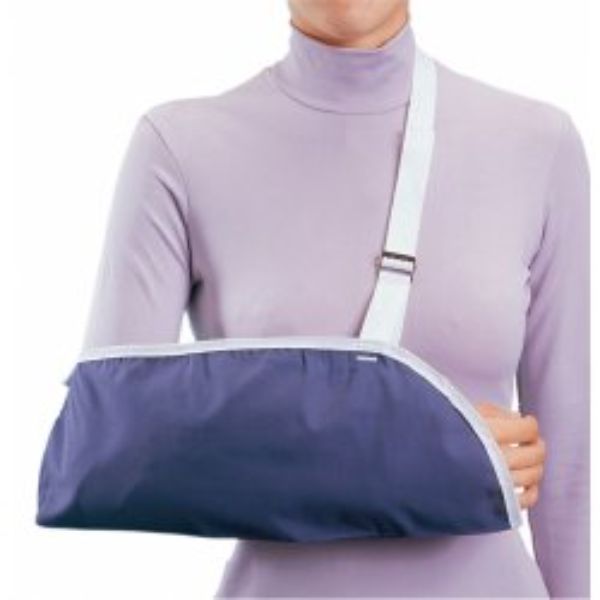 Picture of Pro Care Clinic 380600-PK 6.5 x 16.5 in. Unisex Blue Cotton & Polyester Arm Sling&#44; Blue & White - Medium - Pack of 6