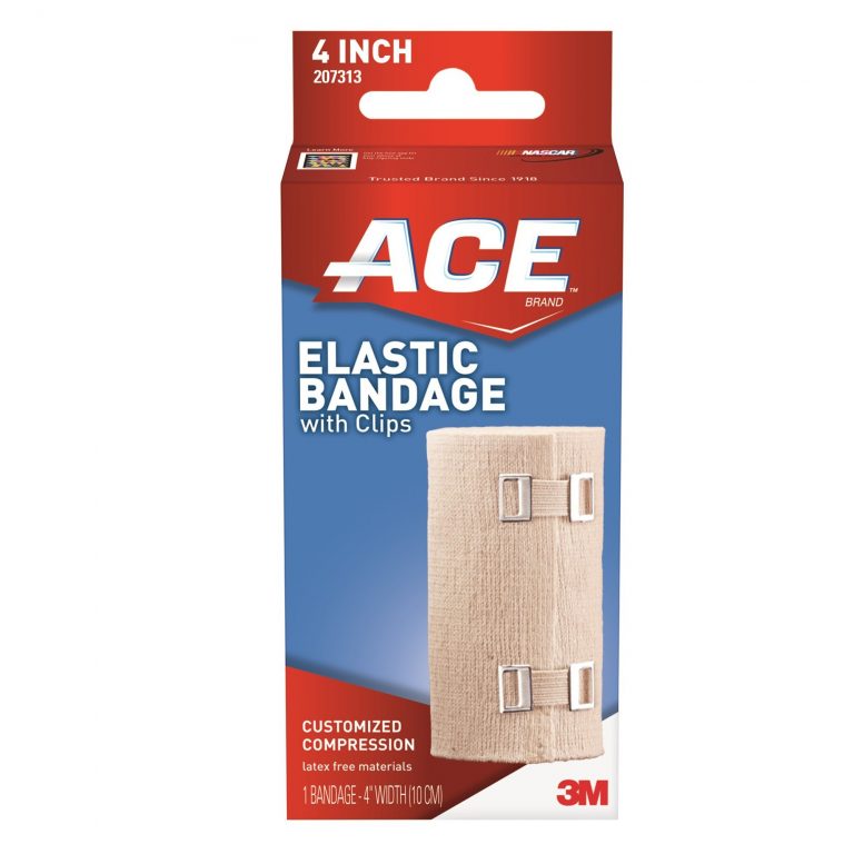 Picture of 3M 488156-CS 4 in. x 4.67 ft. ACE Clip Detached Closure Elastic Bandage&#44; Tan - Pack of 72