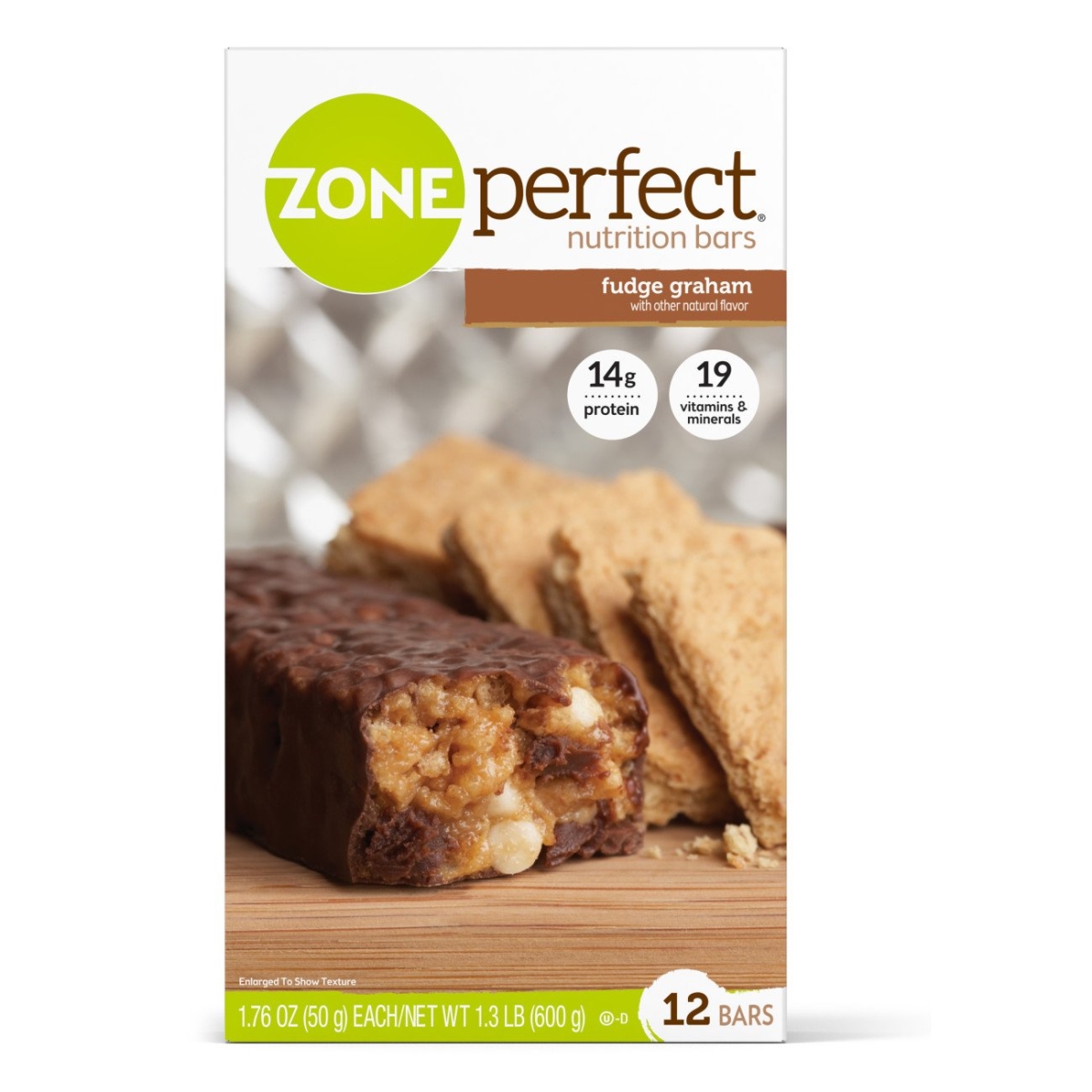 Picture of Abbott Nutrition 961021-CS 1.76 oz ZonePerfect Fudge Graham Oral Supplement - 12 per Pack - 3 Pack per Case