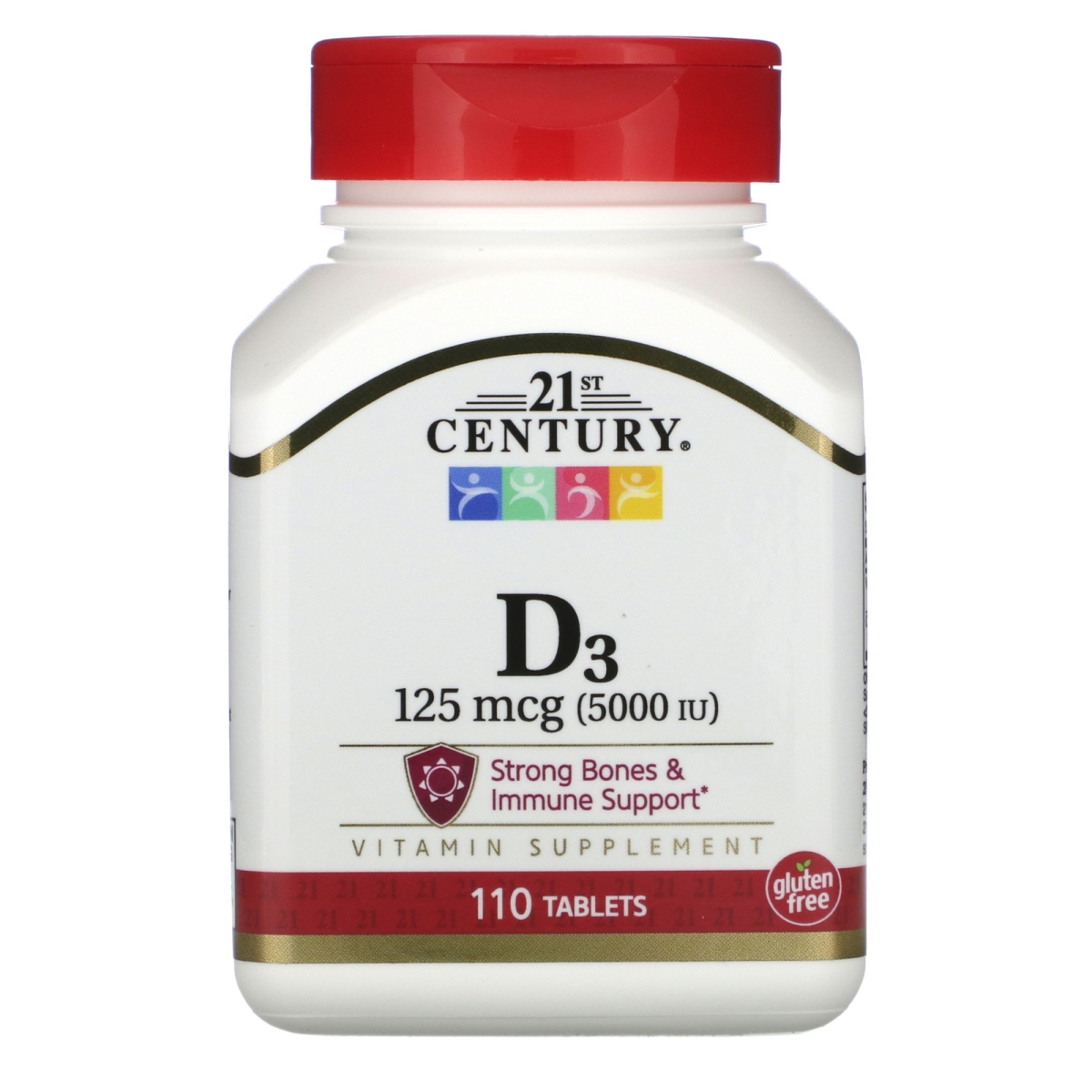 Picture of 21st Century 853068-BT Vitamin D-3 & Calcium Supplement - 110 per Bottle