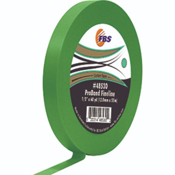 FBS-48530 0.5 in. x 60Yd Proband Fine Line Tape, Green