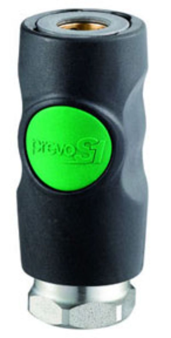 Picture of Prevost PVS-ISI061201 0.25 in. FNPT High Flow Safety Air Socket Coupler