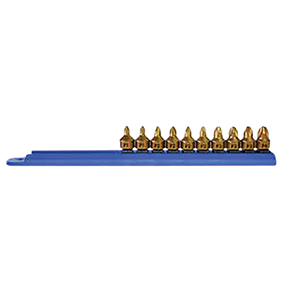 Mayhew 16002 Titanium-Coated Low-Profile Dual Drive Set, Phillips, 10-Piece