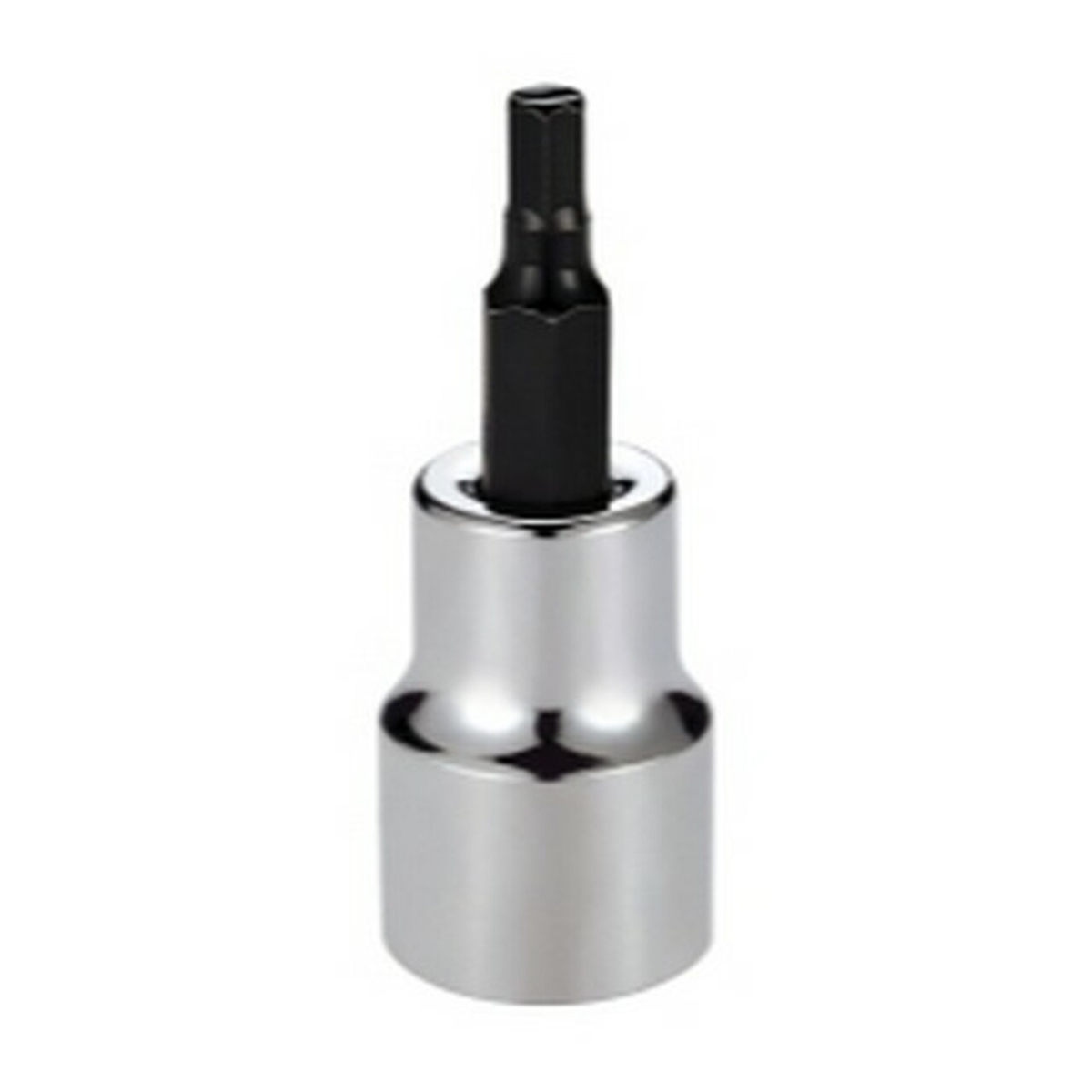 Hex Bit Socket - 3/16 in. - 1/4 in. - Stubby Design - Satin Chrome Finish