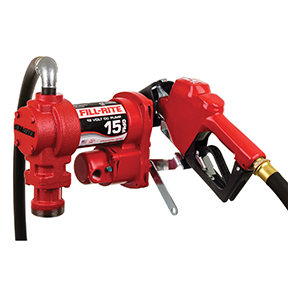 12V DC 15 GPM 57 LPM Pump with Hose and Automatic Unleaded Nozzle