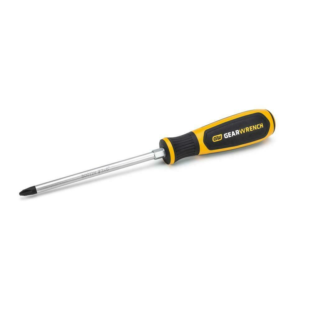 GEARWRENCH #3 x 6inch Phillips Dual Material Screwdriver - 80011H