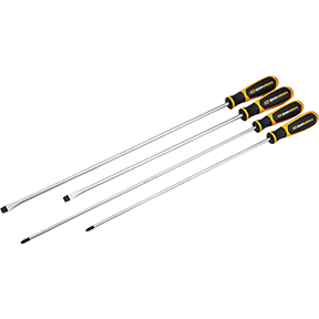 GEARWRENCH 4 Pc Phillips/Slotted Dual Material Screwdriver Set - 80069H