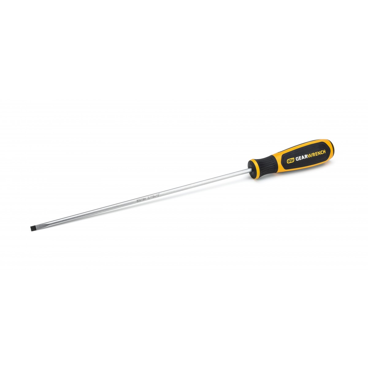 0.1875 x 10 in. Dual Material Slotted Screwdriver