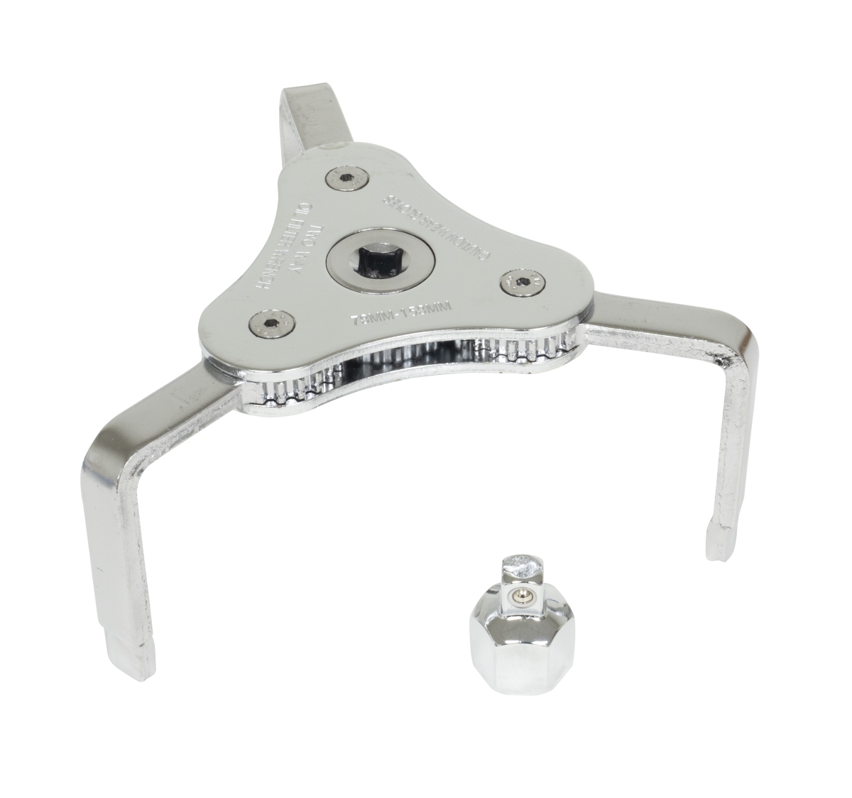 Lisle 73-153mm 3 Jaw Wrench w/ Adapter (63890)