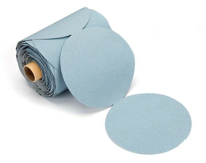 6 in. BaseCut Sticky Back PSA P180 Sanding Discs, Blue
