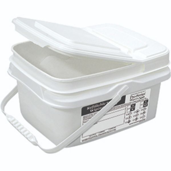 MDI-40431 Refillable Surface Wiping System Rectangular Buckets with Locking Lids