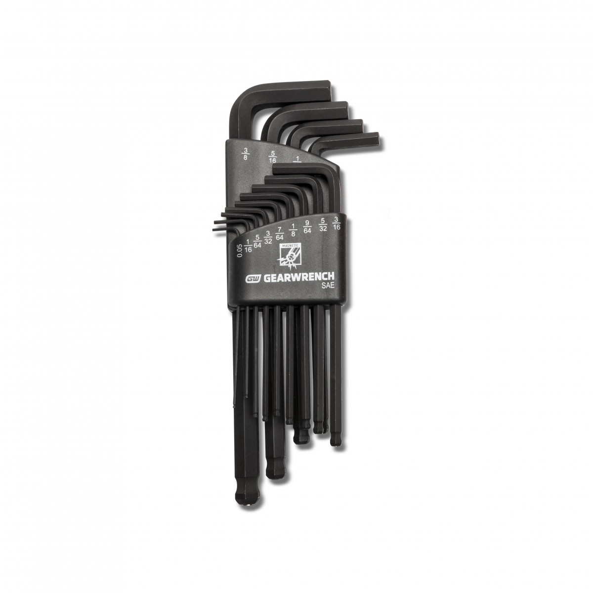 Picture of GearWrench KDT-83525 SAE Magnetic Ball End Long Arm Hex Key Set - 13 Piece