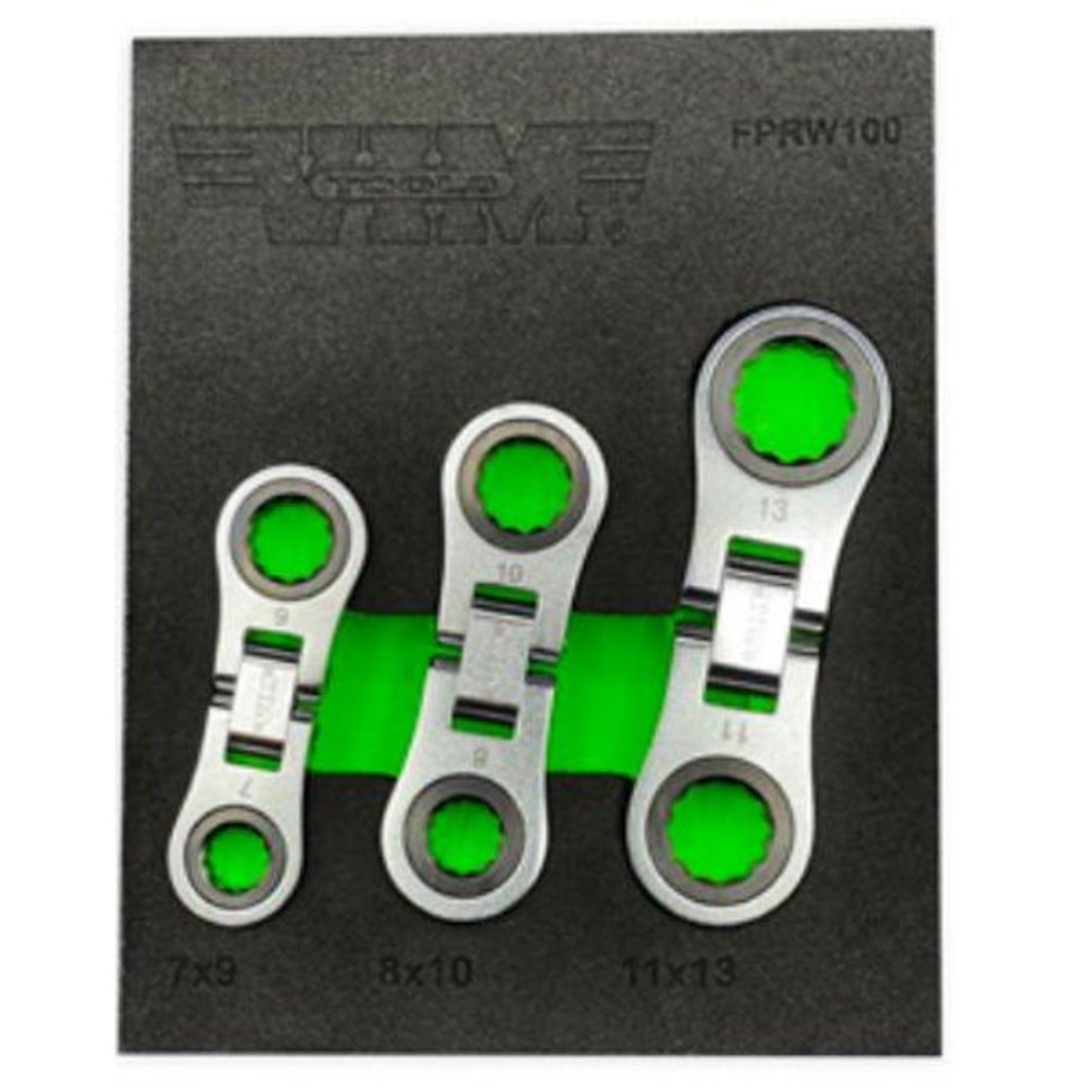 VIM-FPRW100 Nano Flex Ratcheting Wrench Set, 3 Piece