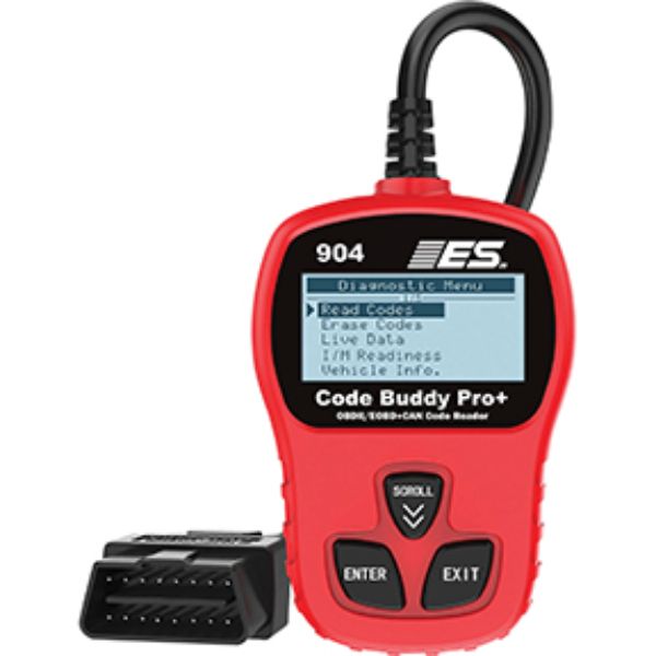 ESI-904 Code Buddy OBDII Code Scanner with Live Data, Red