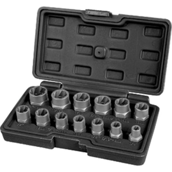 ATD Tools ATD-513 0.37 in. Drive Bolt Extractor Socket Set, 13 Piece