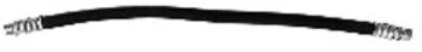 18 in. Whip Hose Extension for Manually or Air Operated Grease Gun