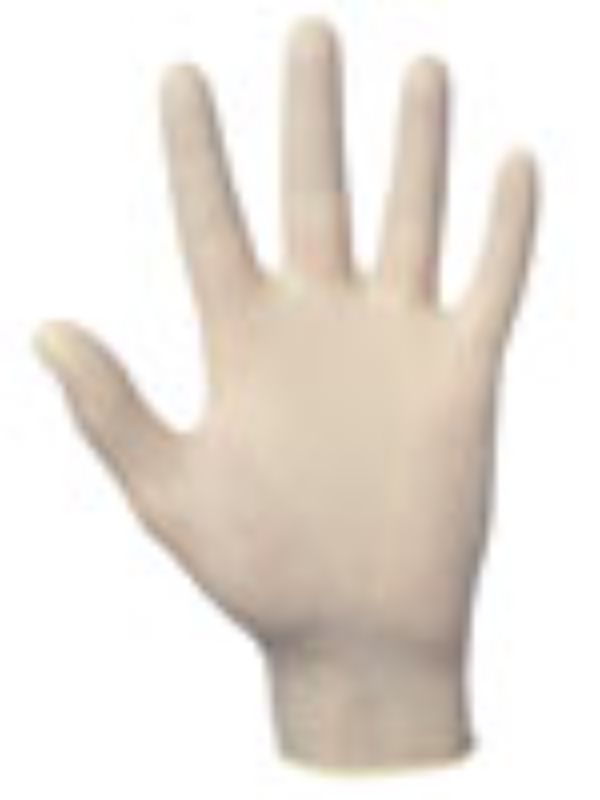 SAS-6592 Value-Touch Powdered Latex Disposable Gloves - Medium