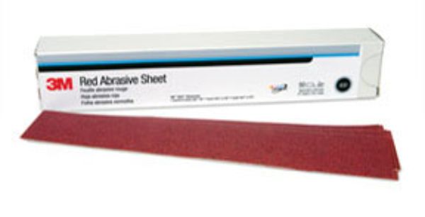 MMM-1185 6 in. P1200 Grit Hookit Film Sanding Disc, Red - Pack of 25
