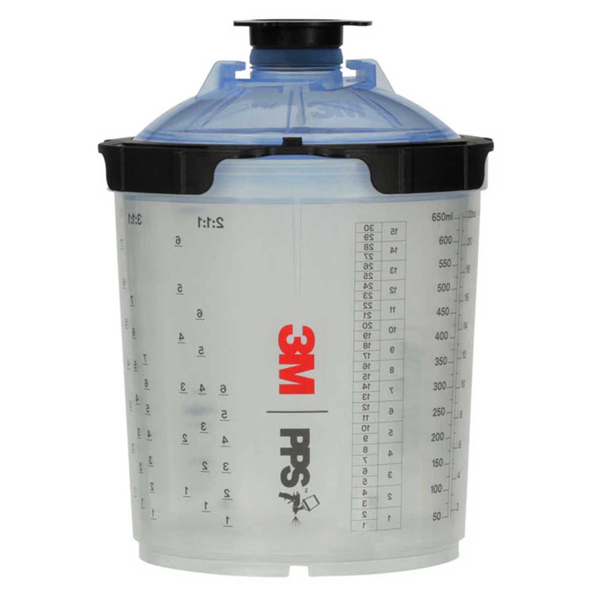 Picture of 3M MMM-26301 22 oz PPS 2.0 Spray Cup System with 125U Filter