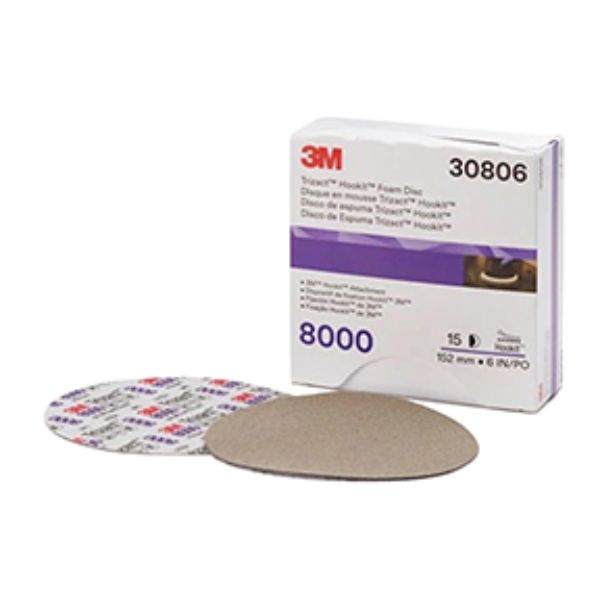 MMM-30806 6 in. P8000 Grit Trizact Foam Disc