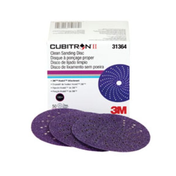 MMM-31364 3 in. P180 Grit Cubitron II Hookit Abrasive Disc