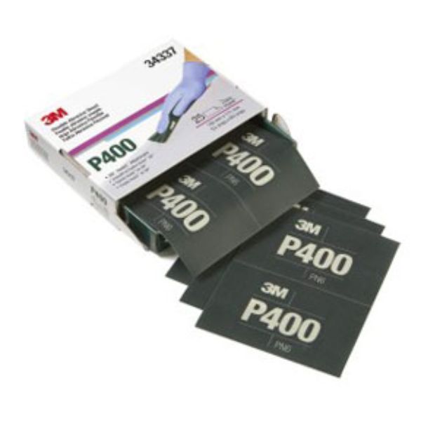 MMM-34337 5.5 x 6.8 in. Hookit Flexible Abrasive Hand Sheet