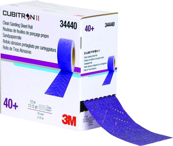 MMM-34440 40 Plus Grade Cubitron II Hookit Sheet Roll