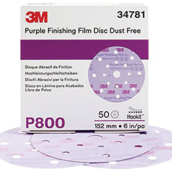 MMM-34781 6 in. 17-Hole Finishing Film Disc