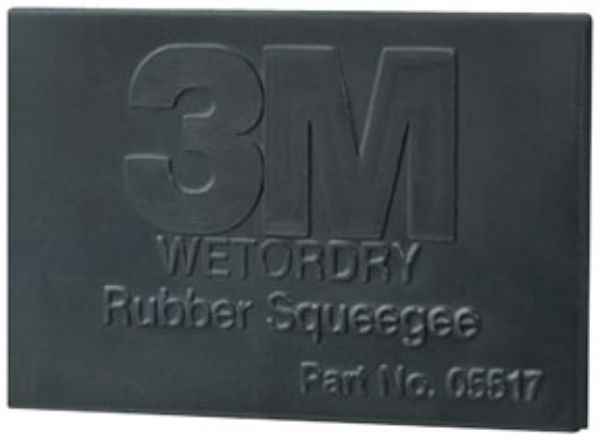 MMM-5517 2.75 x 4.5 in. Wetordry Rubber Squeegee - 50 per Box