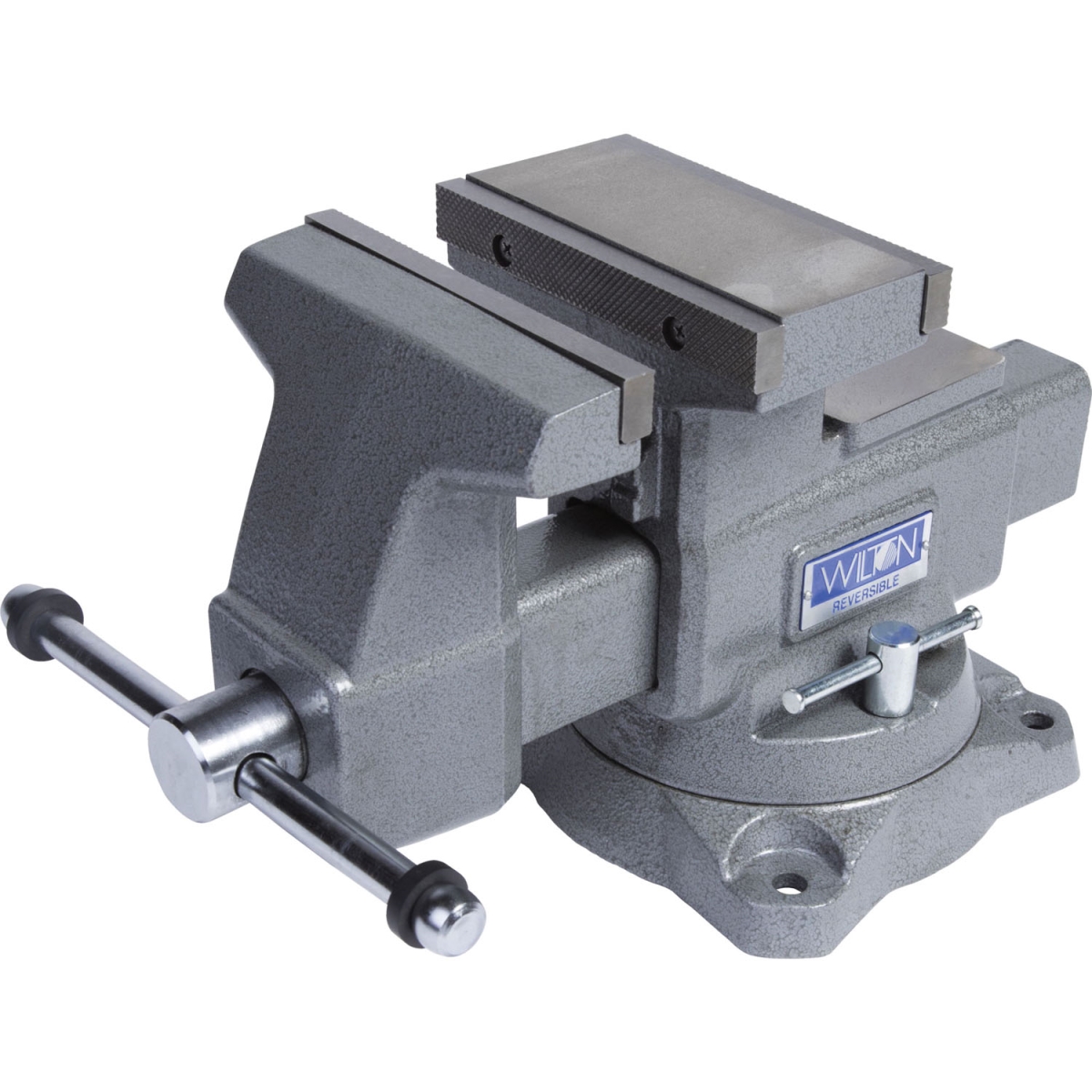 6.5 in. Reversible Bench Vise with 360 deg Swivel Base