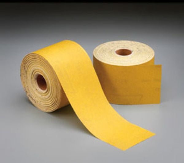 P150B Grit Reserve Stick & Sand PSA Sheet Roll, Gold